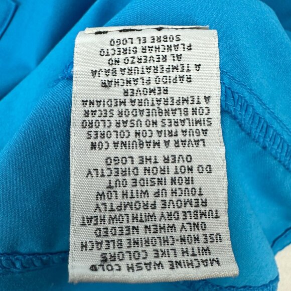 Nrg By Barco Womens Scrub Top With Pockets Blue Size M - Picture 4 of 8